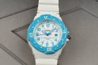 Casio General LRW-200H-2BVDF Water Resistant 100M White Dial White Resin Band-6
