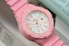 Casio General LRW-200H-4B2VDF 100m Water Resistant White Dial Pink Resin Band-5