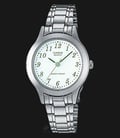 Casio General LTP-1128A-7BRDF Enticer Ladies White Dial Stainless Steel-0