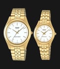 Casio General LTP-1129N-7ARDF_MTP-1129N-7ARDF White Dial Gold Stainless Steel Band-0