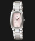 Casio General LTP-1165A-4CDF Enticer Ladies Pink Dial Stainless Steel Band-0