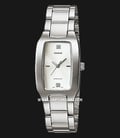 Casio General LTP-1165A-7C2DF Enticer Ladies Silver Dial Stainless Steel Band-0