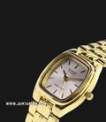 Casio General LTP-1169N-7ARDF Ladies Silver Dial Gold Stainless Steel Band-1