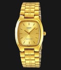 Casio General LTP-1169N-9ARDF Ladies Gold Dial Gold Stainless Steel Band-0