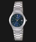 Casio General LTP-1170A-2ARDF Enticer Ladies Blue Dial Stainless Steel Band-0