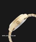 Casio General LTP-1170N-7ARDF Ladies White Dial Gold Stainless Steel Band-1