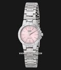 Casio General LTP-1177A-4A1DF Ladies Pink Dial Stainless Steel Band-0