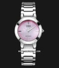 Casio LTP-1191A-4CDF Enticer Ladies Analog Pink Mother of Pearl Dial Stainless Steel Strap-0