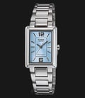 Casio General LTP-1238D-2ADF Enticer Ladies Blue Silver Dial Stainless Steel-0