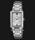 Casio General LTP-1238D-7ADF Enticer Ladies Silver Dial Stainless Steel Strap-0