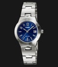 Casio General LTP-1241D-2A2DF Blue Dial Stainless Steel Strap-0