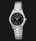 Casio General LTP-1275D-1A2DF Black Dial Stainless Steel Band-0