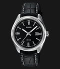 Casio General LTP-1302L-1AVDF Black Dial Ion Plated Black Leather Strap-0