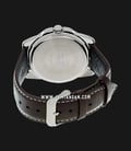 Casio General LTP-1314L-7AVDF Enticer Ladies White Pattern Dial Brown Leather Band-2