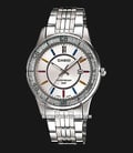 Casio LTP-1358D-7AVDF Enticer Ladies Silver Dial Stainless Steel Strap-0