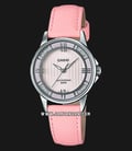 Casio General LTP-1391L-4A2VDF Enticer Ladies Soft Pink Dial Pink Leather Band-0