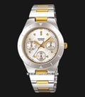Casio General LTP-2083SG-7AVDF Enticer Ladies Silver Dial Dual Tone Stainless Steel Strap-0