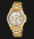 Casio General LTP-2088G-9AVDF Enticer Ladies Gold Dial Gold Stainless Steel Band-0