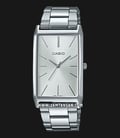 Casio General LTP-E156D-7ADF Ladies Silver Dial Stainless Steel Strap-0