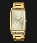 Casio General LTP-E156G-9ADF Ladies Gold Dial Gold Stainless Steel Strap-0