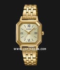 Casio General LTP-E169G-9BDF Ladies Gold Dial Gold Stainless Steel Strap-0