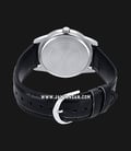 Casio General LTP-V001L-7BUDF Ladies Silver Dial Black Leather Band-2