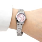 Casio General LTP-V002D-4BUDF Pink Dial Stainless Steel Band-3