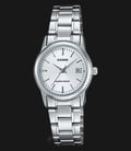 Casio General LTP-V002D-7AUDF Ladies Grey Dial Stainless Steel Band-0