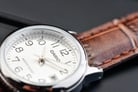 Casio General LTP-V002L-7B2UDF Silver Dial Brown Leather Band-10