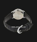 Casio General LTP-V002L-7BUDF Ladies Silver Dial Black Leather Band-2