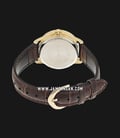 Casio General LTP-V004GL-9AUDF Ladies Champagne Dial Brown Leather Band-2