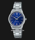Casio General LTP-V005D-2B2UDF Ladies Blue Dial Stainless Steel Band-0