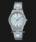 Casio General LTP-V005D-2B3UDF Ladies Silver Dial Stainless Steel Band-0