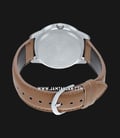 Casio General LTP-V006L-7B2UDF White Dial Brown Leather Band-2