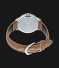 Casio General LTP-V300L-7A2UDF Silver Dial Tan Leather Band-2