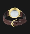 Casio General LTP-VT01GL-9BUDF Ladies Champagne Dial Dark Brown Leather Band-2
