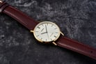 Casio General LTP-VT01GL-9BUDF Ladies Champagne Dial Dark Brown Leather Band-5