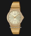 Casio General MQ-24G-9EDF Gold Dial Gold Stainless Steel Band-0