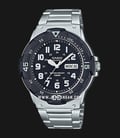 Casio General MRW-200HD-1BVDF Black Dial Stainless Steel Band-0