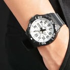 Casio General MRW-210H-7AVDF Water Resistant 100M White Dial Black Resin Band-3
