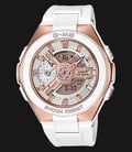 Casio Baby-G MSG Series MSG-400G-7ADR Digital Analog Dial White Resin Band-0
