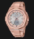 Casio Baby-G MSG Series MSG-S200DG-4ADR Ladies Tough Solar Rose Gold Stainless Steel Band-0