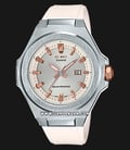 Casio Baby-G MSG Series MSG-S500-7ADR Tough Solar Silver Dial White Resin Band-0