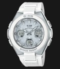 Casio Baby-G MSG-W100-7AJF Ladies Digital Analog Watch Grey Resin Band-0
