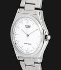 Casio General MTP-1130A-7ARDF Enticer Men White Dial Stainless Steel Strap-1