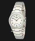 Casio MTP-1130A-7BRDF Enticer Men White Dial Stainless Steel Strap-0