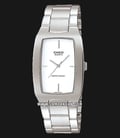Casio General MTP-1165A-7CDF Enticer Men White Dial Stainless Steel Strap-0