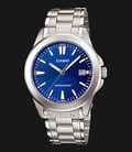 Casio General MTP-1215A-2A2DF Enticer Men Blue Dial Stainless Steel Band-0