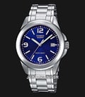 Casio General MTP-1215A-2ADF Enticer Men Blue Dial Stainless Steel Band-0