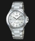 Casio General MTP-1228D-7AVDF White Dial Stainless Steel Strap-0